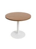 Table de réunion ronde chêne clair 80x80