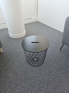 IKEA - Kvistbro - Table basse ronde en bois et métal