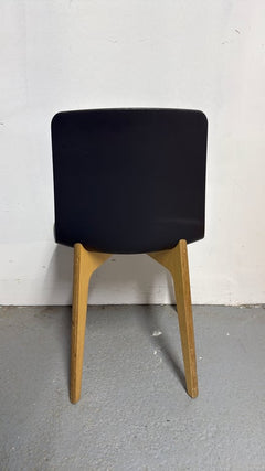 Chaise de cafétéria Enea design Noir - arriere
