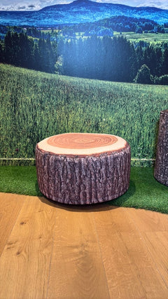 Pouf Assise en Plastique Marron Foncé - 3-4