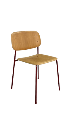 Chaise de cafétéria Iskos Berlin par Hay