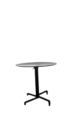 Table ronde de cafétéria 80x80 Noire - Nardi Vega - 3-4