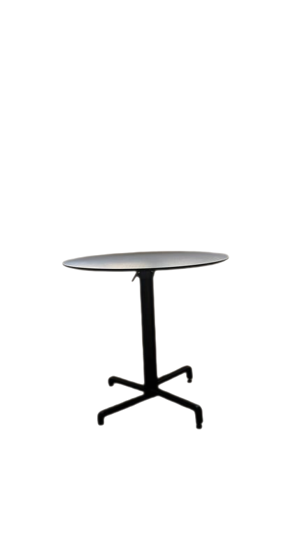 Table ronde de cafétéria 80x80 Noire - Nardi Vega