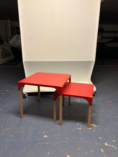 Table basse rectangulaire métal bois