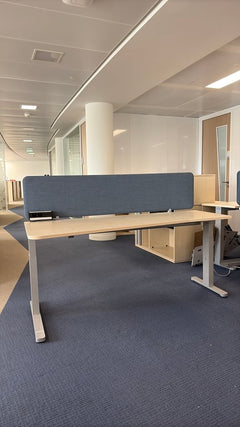 Bureau réglable 180x80 Haworth - Court à droite - 3-4
