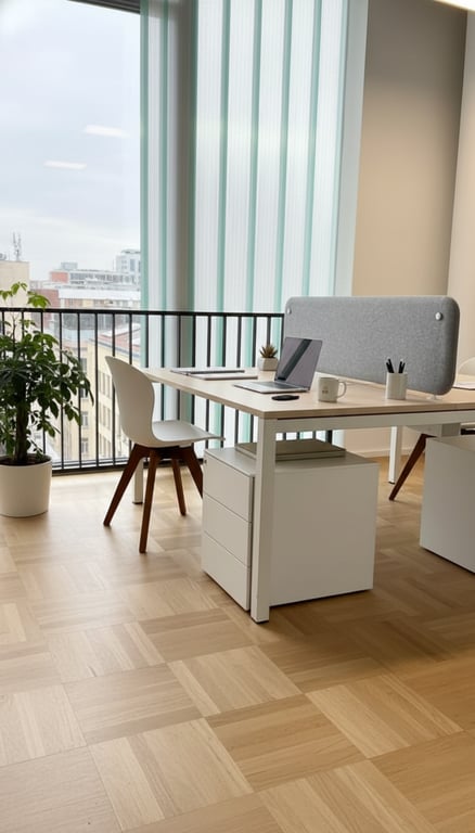 Bench 2 places - plateau bois pieds blanc