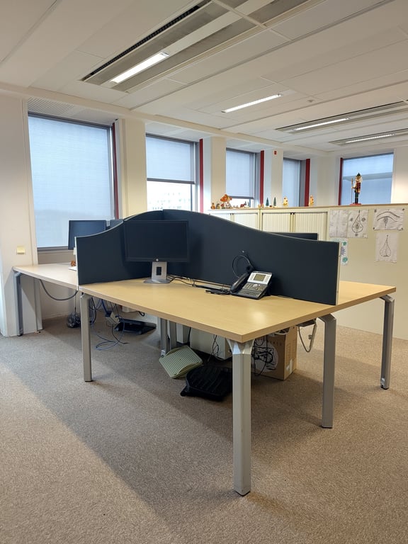 Bench 4 postes Haworth - 160x80 - 3-4