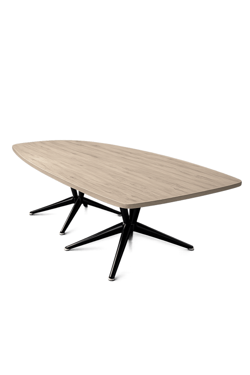 Table de réunion tonneau 200x100 en bois