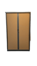 Armoire haute portes à rideaux
