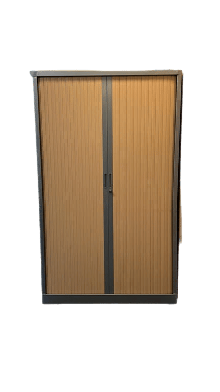 Armoire haute portes à rideaux