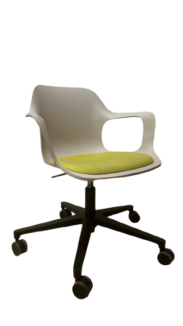 Chaise de réunion avec accoudoirs - Roulettes et pivotante