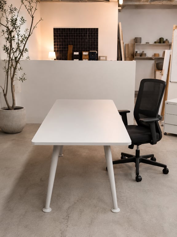 Bureau droit 160x78 Herman Miller - Modèle 160