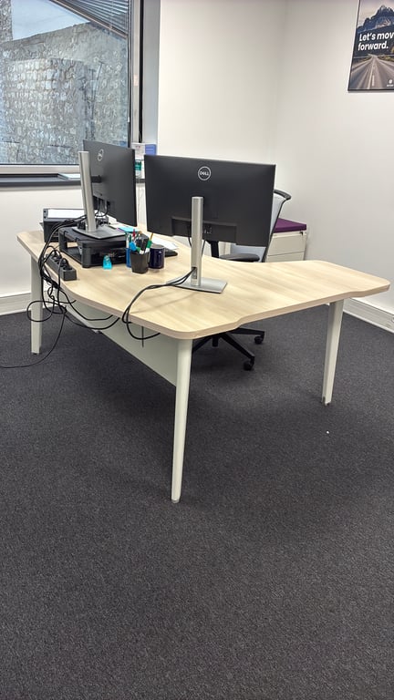 Bureau d'angle 160x131 - Retour gauche - 3-4