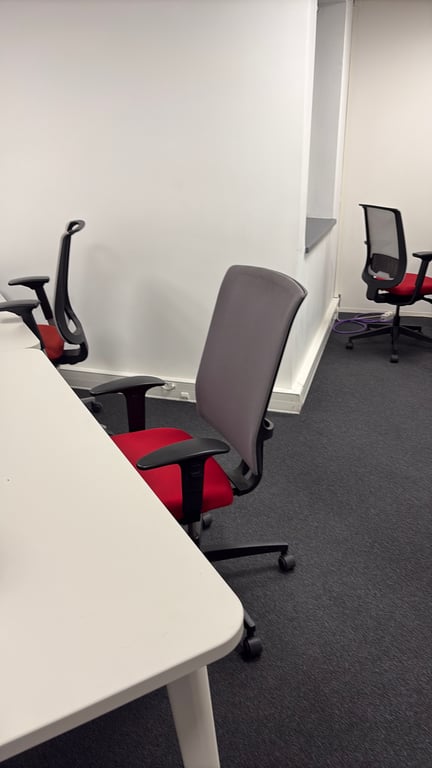 Fauteuil de bureau Rouge et gris - 3-4