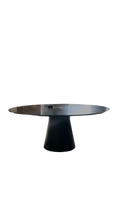 Table de réunion ronde 180x180 avec prises confort