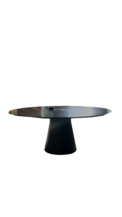 Table de réunion ronde 180x180 avec prises confort