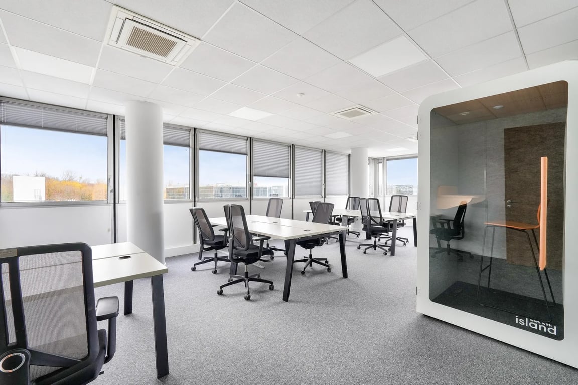 Sans marque - Bench de 2 - Bureau multiposte pour 2 personnes - 3-4