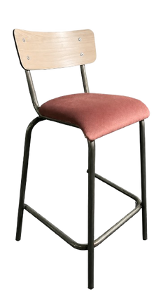 Chaise de bar Les Gambettes Suzie Rose