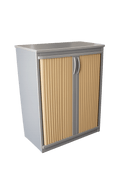 Armoire basse à portes coulissantes