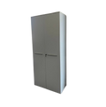 Armoire haute avec portes battantes et fermeture à clé