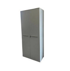 Armoire haute avec portes battantes et fermeture à clé