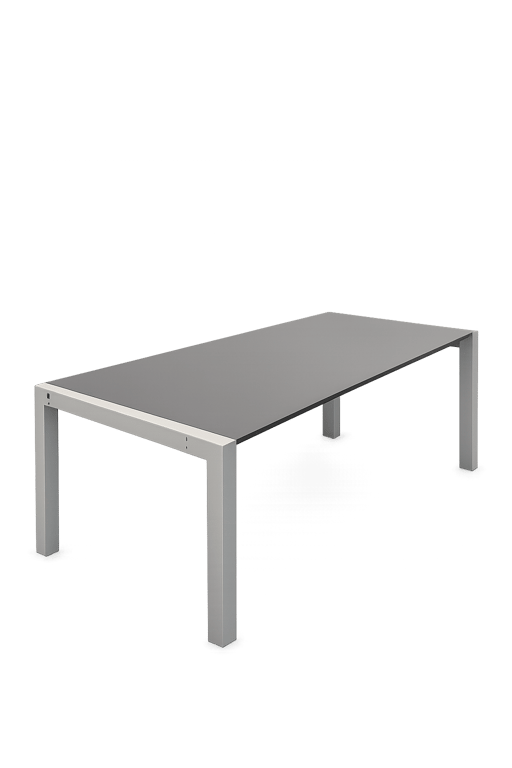 Table de réunion 177x90 Emperor et métal lightgrey