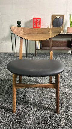Chaise de cafétéria Woodlandea Sienna Chêne et Cuir - face