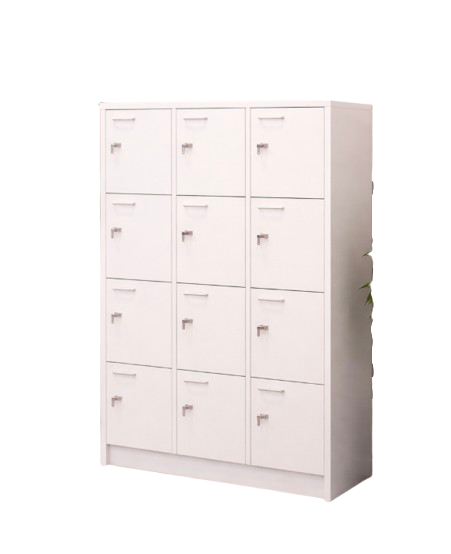 Casier de rangement avec fermeture à clé