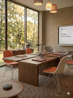 Chaise de réunion Vitra en tissu Froly