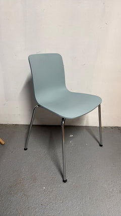 Chaise Vitra HAL RE Tube Gris - arriere