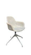 Chaise de réunion Zuiver Albert Kuip Blanche