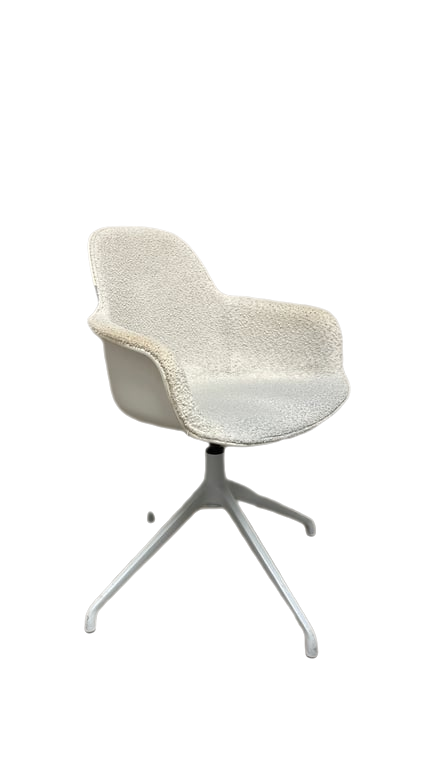 Chaise de réunion Zuiver Albert Kuip Blanche - 3-4