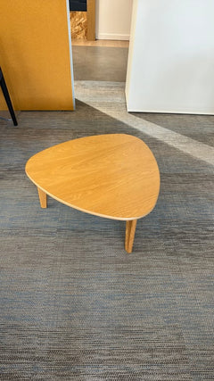 Table basse ovale 60x60 bois - 3-4