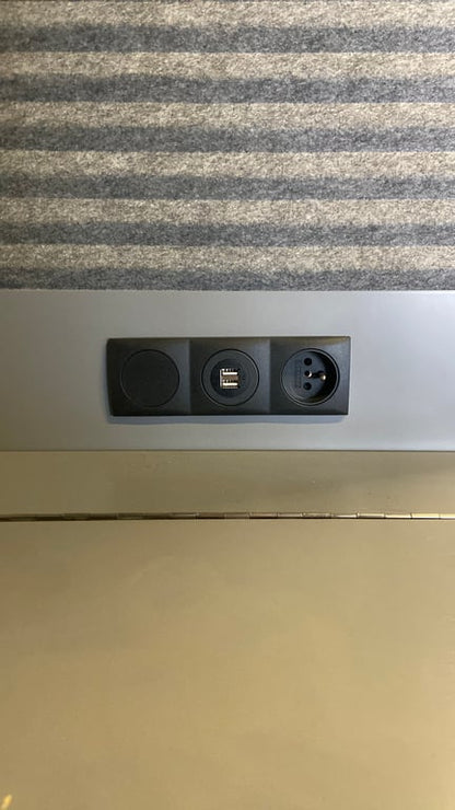 Cabine acoustique 1 personne avec strapontin
