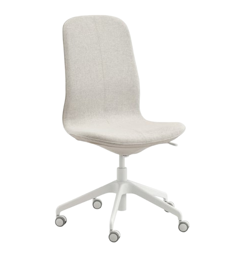 Chaise de réunion IKEA Langfjall gris clair