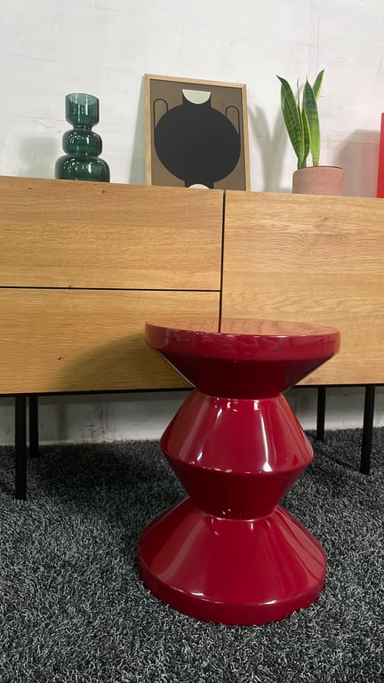 Tabouret Pols Potten Zig Zag Rouge