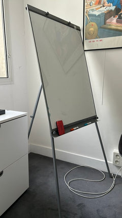 Tableau blanc sur trépied - 3-4