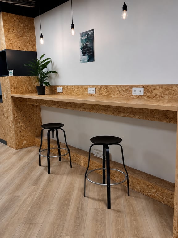 Tabouret haut Lapalma Giro Noir