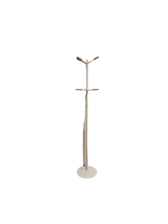Porte-manteau Zuiver Wooden tip Blanc - face