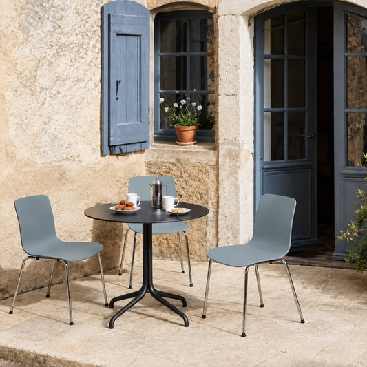 Chaise Vitra HAL RE Tube Gris