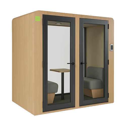 Cabine acoustique - Modèle Kabin livre service retrofitté