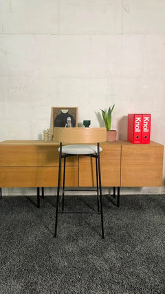 Tabouret de bar haut Fest Friday Gris