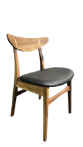 Chaise de cafétéria Woodlandea Sienna Chêne et Cuir