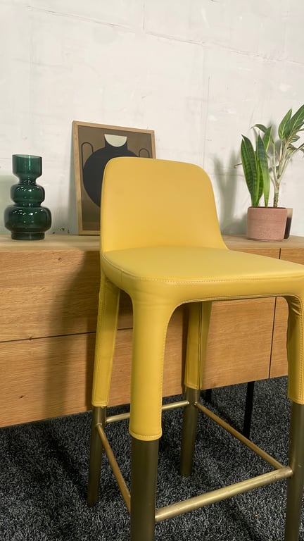 Tabouret haut Pedrali Ester 698 Jaune - ambiance