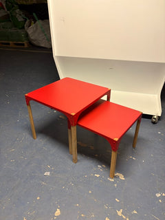 Table basse rectangulaire métal bois