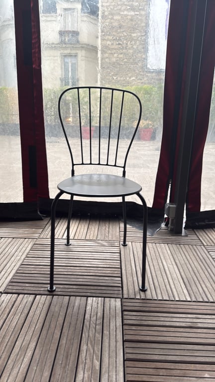 Chaise de cafétéria IKEA Lacko Noir - 3-4