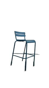 Chaise d'extérieur en métal Boston Blue