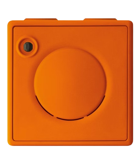 Casier plastique orange