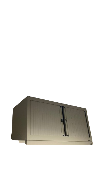 Armoire basse en métal et plastique