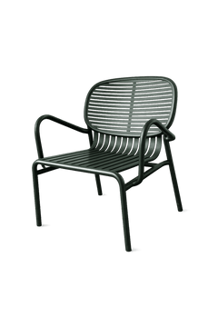 Petite Friture - Chaise d'extérieur en métal verte
